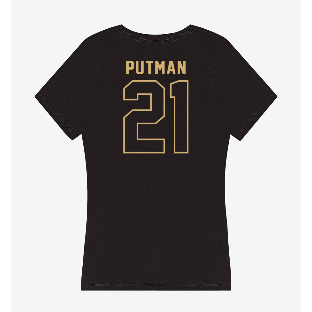 Vanderbilt - NCAA Women's Lacrosse : Gabby Putman - Women's V-Neck T-Shirt-1