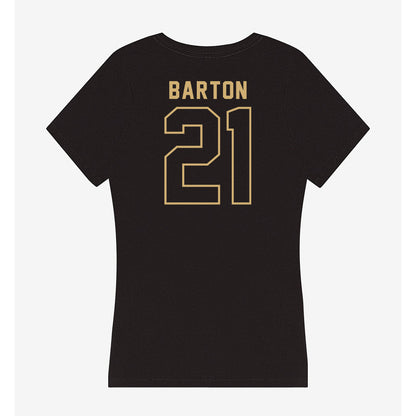 Vanderbilt - NCAA Baseball : Hudson Barton - Women's V-Neck T-Shirt-1