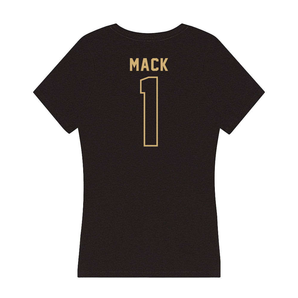 Vanderbilt - NCAA Women's Volleyball : Hailee Mack - Women's V-Neck T-Shirt-1