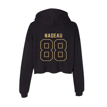 Vanderbilt - NCAA Baseball : Wyatt Nadeau - Women's Crop Fleece Hoodie-1