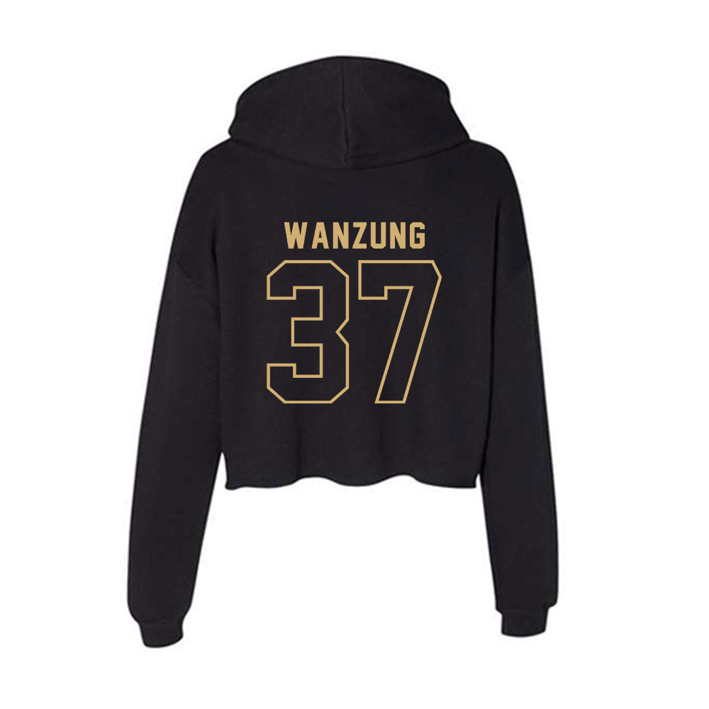 Vanderbilt - NCAA Football : Jack Wanzung - Women's Crop Fleece Hoodie-1