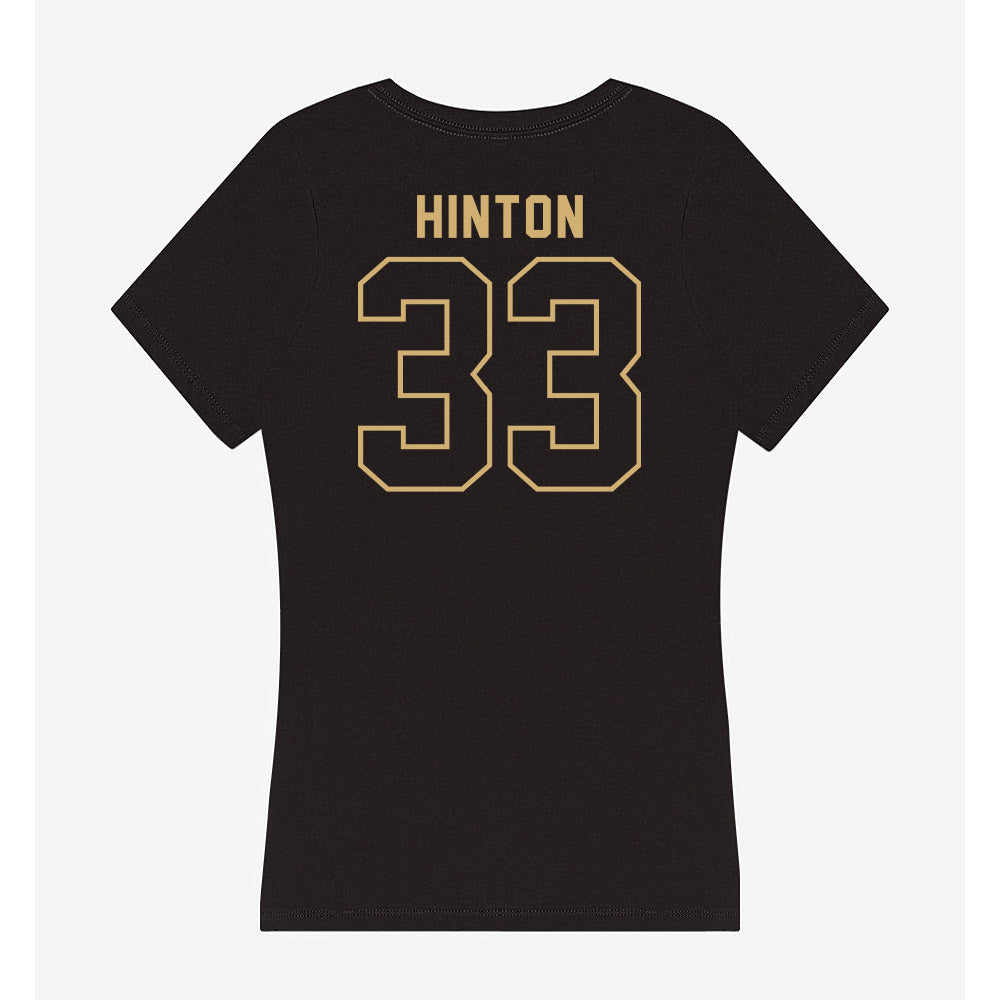 Vanderbilt - NCAA Football : Vanzale Hinton - Women's V-Neck T-Shirt-1