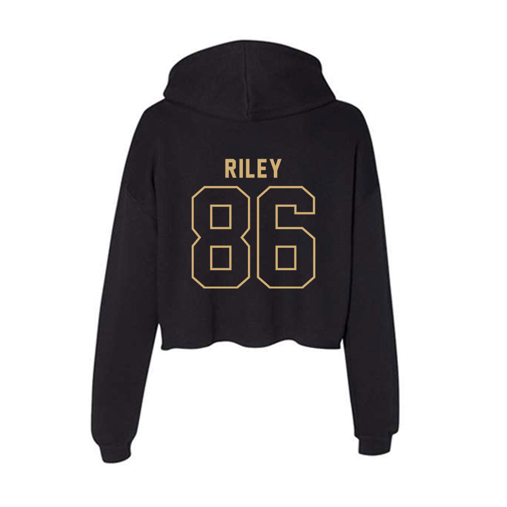 Vanderbilt - NCAA Football : Tilden Riley - Women's Crop Fleece Hoodie-1