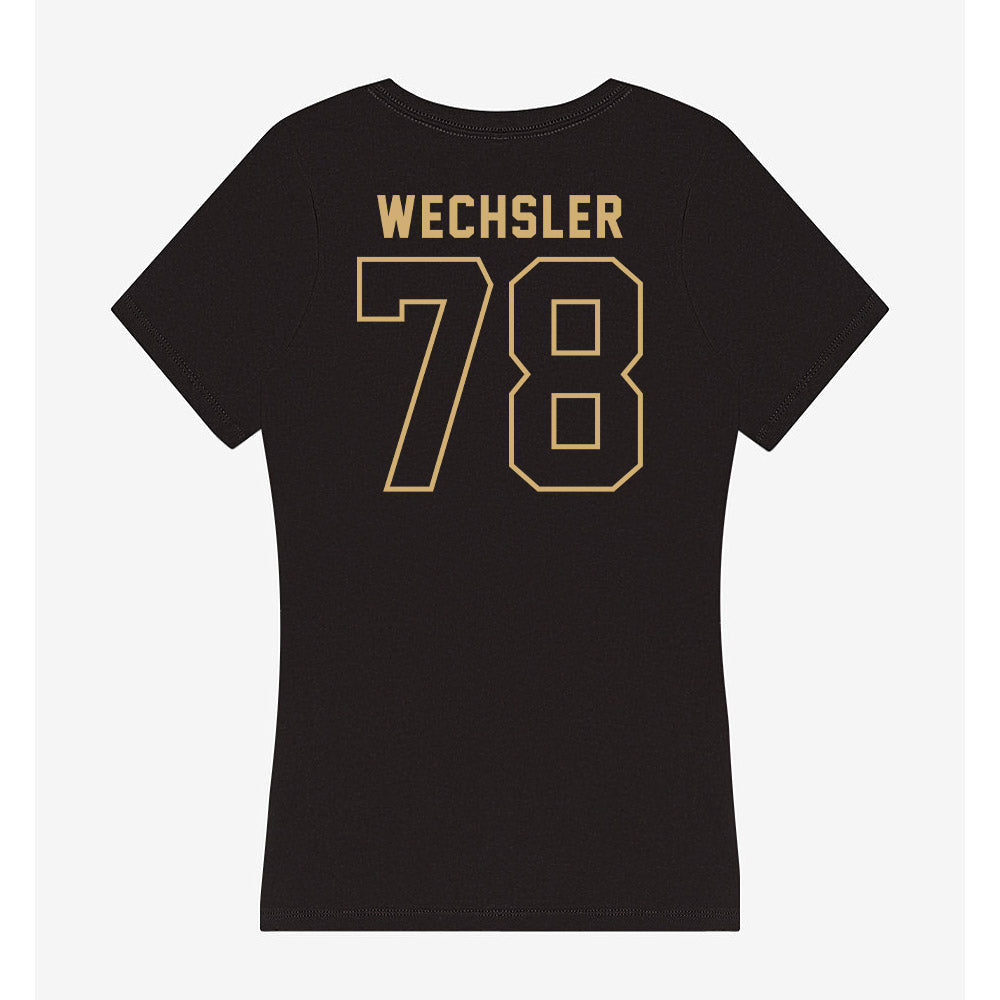 Vanderbilt - NCAA Football : Keegan Wechsler - Women's V-Neck T-Shirt-1