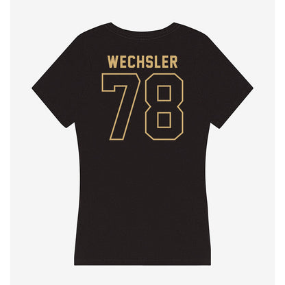 Vanderbilt - NCAA Football : Keegan Wechsler - Women's V-Neck T-Shirt-1