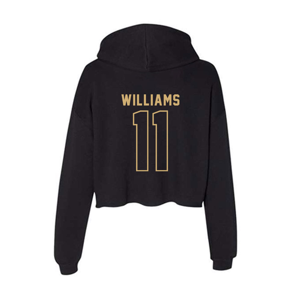 Vanderbilt - NCAA Women's Basketball : Monique Williams - Women's Crop Fleece Hoodie-1