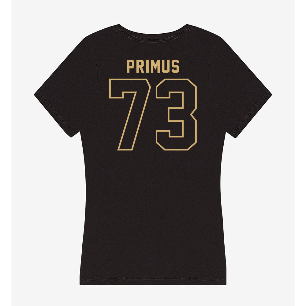 Vanderbilt - NCAA Football : Puleleiite Primus - Women's V-Neck T-Shirt-1
