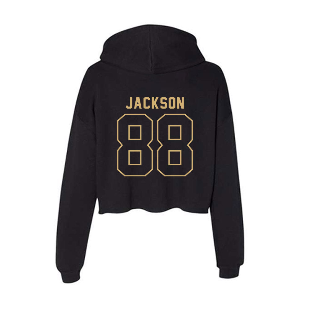 Vanderbilt - NCAA Football : Wils Jackson - Women's Crop Fleece Hoodie-1
