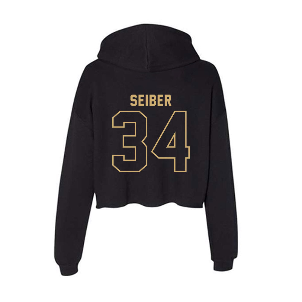Vanderbilt - NCAA Baseball : Brennan Seiber - Women's Crop Fleece Hoodie-1