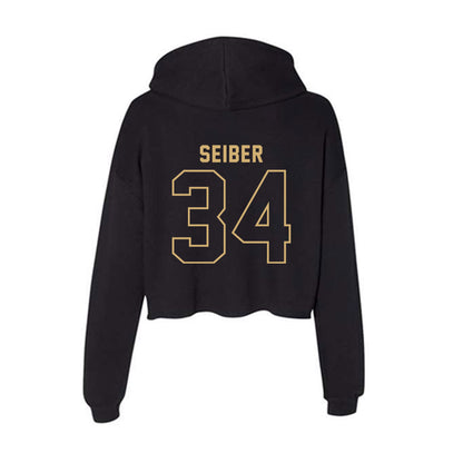 Vanderbilt - NCAA Baseball : Brennan Seiber - Women's Crop Fleece Hoodie-1
