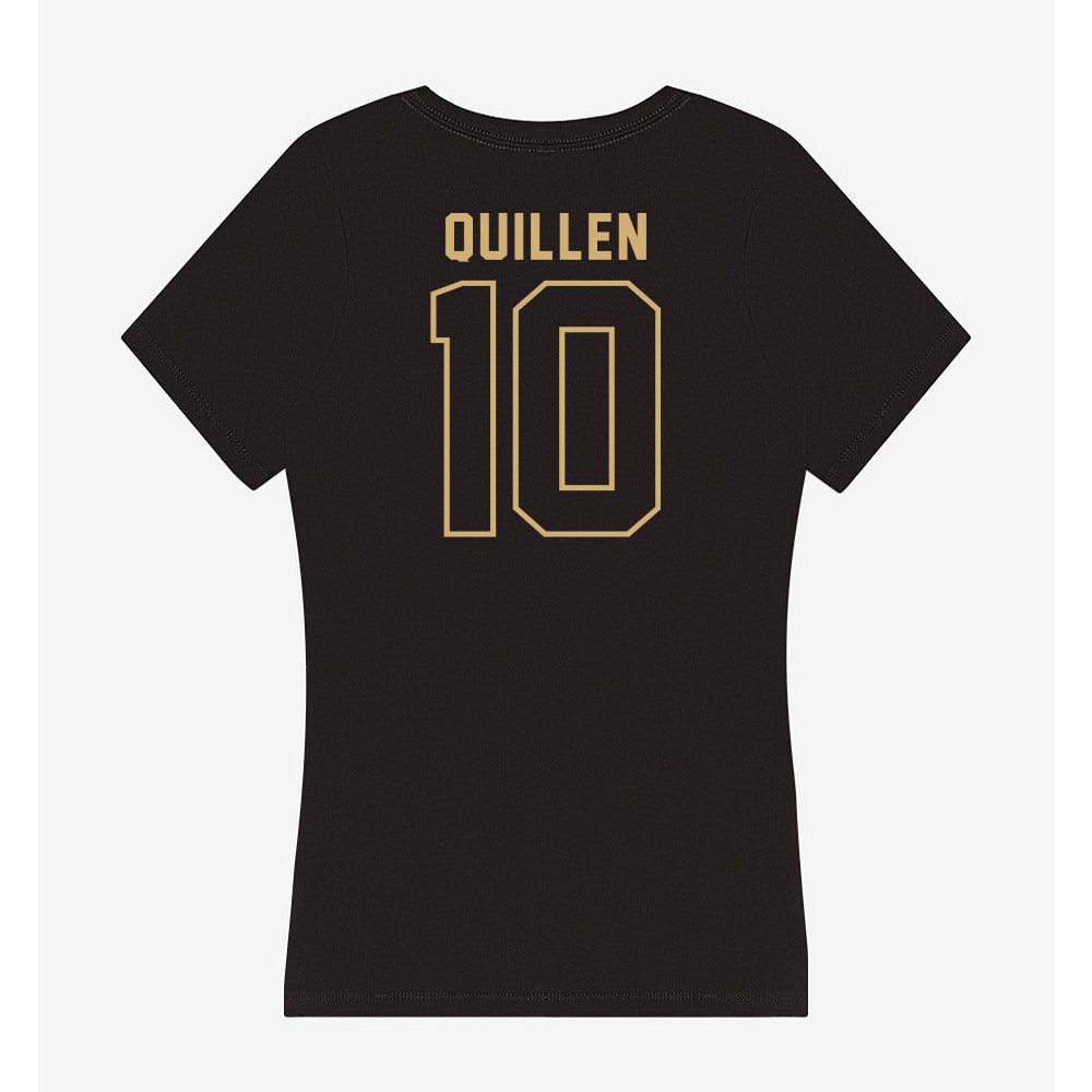 Vanderbilt - NCAA Baseball : Carson Quillen - Women's V-Neck T-Shirt-1