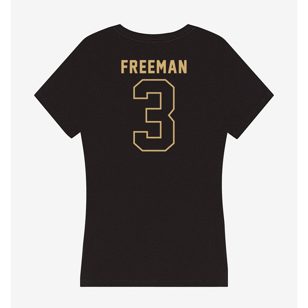 Vanderbilt - NCAA Women's Soccer : Grace Freeman - Women's V-Neck T-Shirt-1