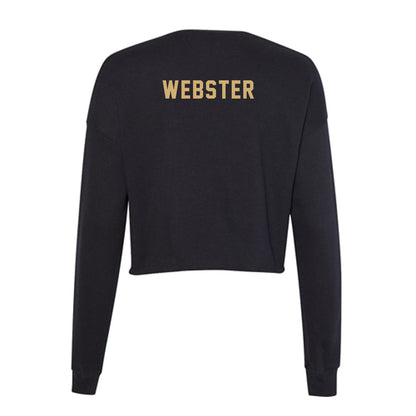 Vanderbilt - NCAA Women's Track & Field : Anaya Webster - Women's Cropped Crew Fleece-3