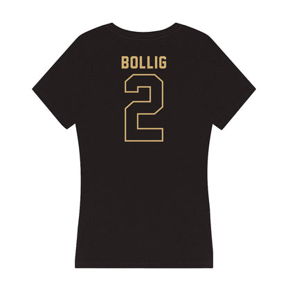 Vanderbilt - NCAA Women's Soccer : Ally Bollig - Women's V-Neck T-Shirt-1