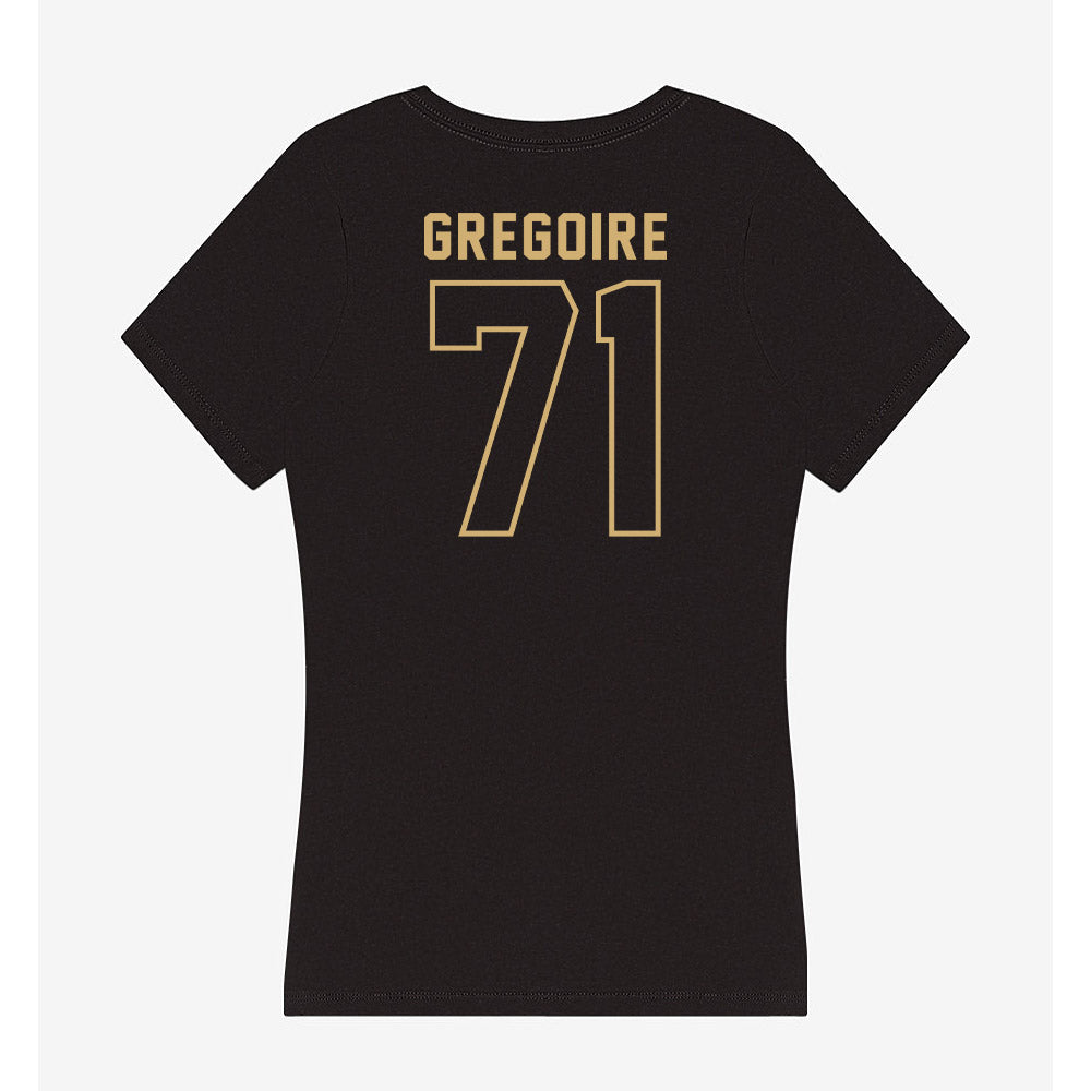 Vanderbilt - NCAA Football : Ted Gregoire - Women's V-Neck T-Shirt-1