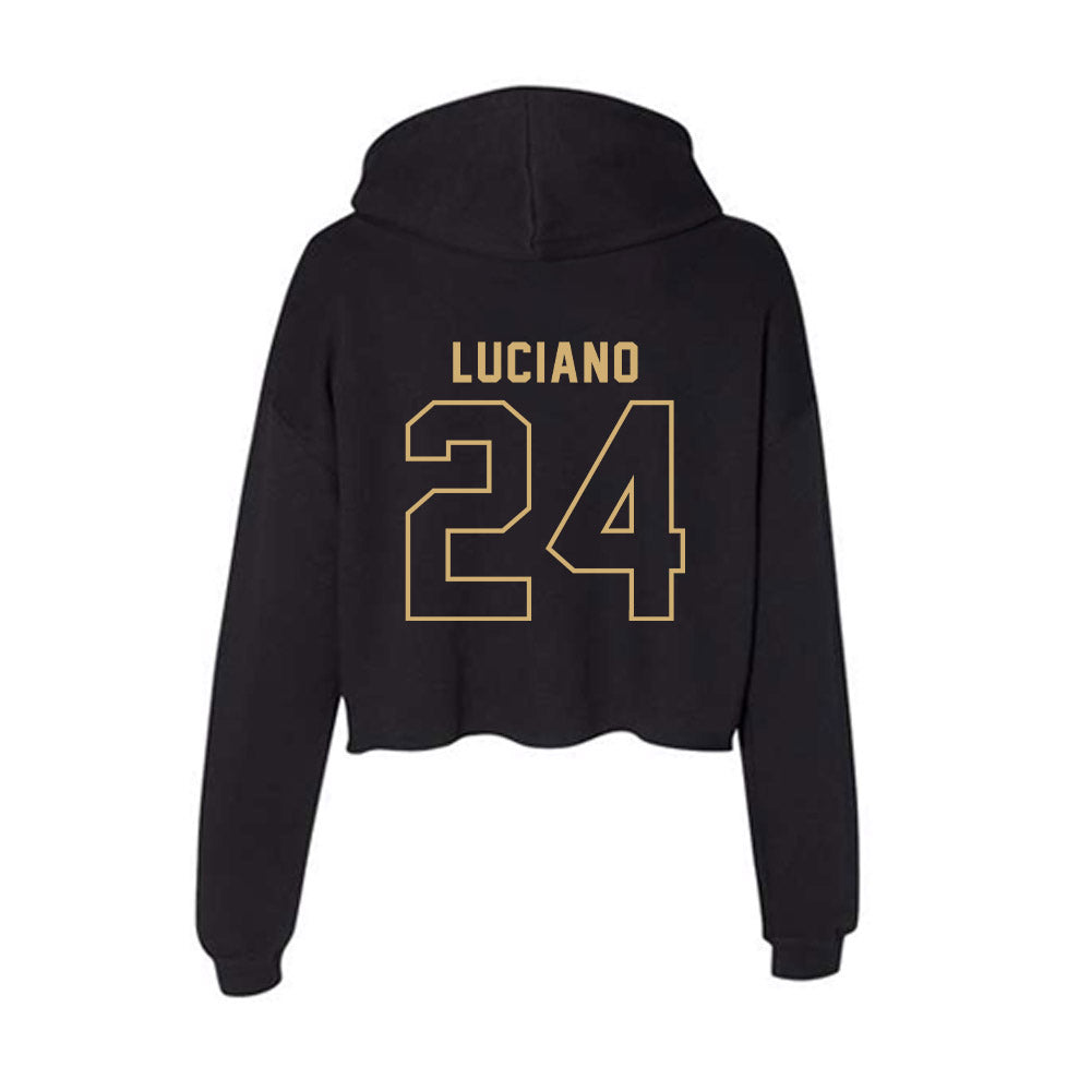 Vanderbilt - NCAA Women's Lacrosse : Caylin Luciano - Classic Shersey Women's Crop Fleece Hooded Sweatshirt-1