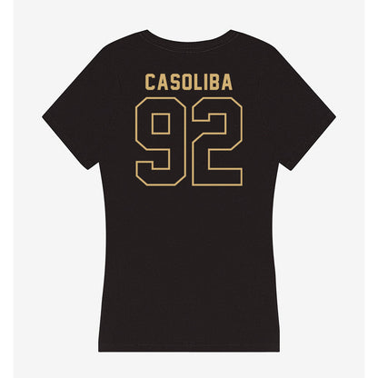 Vanderbilt - NCAA Baseball : Adria Casoliba - Women's V-Neck T-Shirt-1