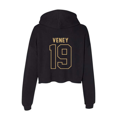 Vanderbilt - NCAA Football : Maurice Veney - Women's Crop Fleece Hoodie-1