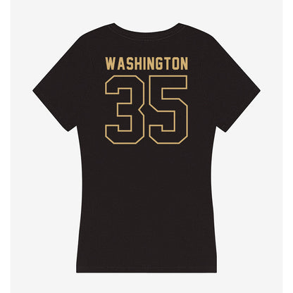 Vanderbilt - NCAA Women's Basketball : Sacha Washington - Women's V-Neck T-Shirt-1