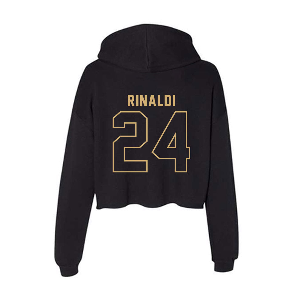 Vanderbilt - NCAA Football : Nick Rinaldi - Women's Crop Fleece Hoodie-1