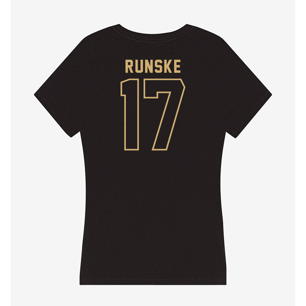 Vanderbilt - NCAA Women's Lacrosse : Kiera Runske - Women's V-Neck T-Shirt-1