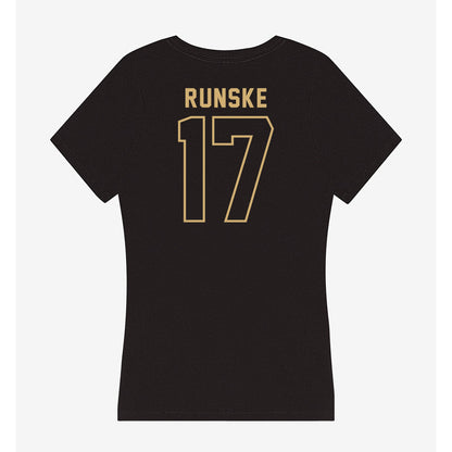 Vanderbilt - NCAA Women's Lacrosse : Kiera Runske - Women's V-Neck T-Shirt-1