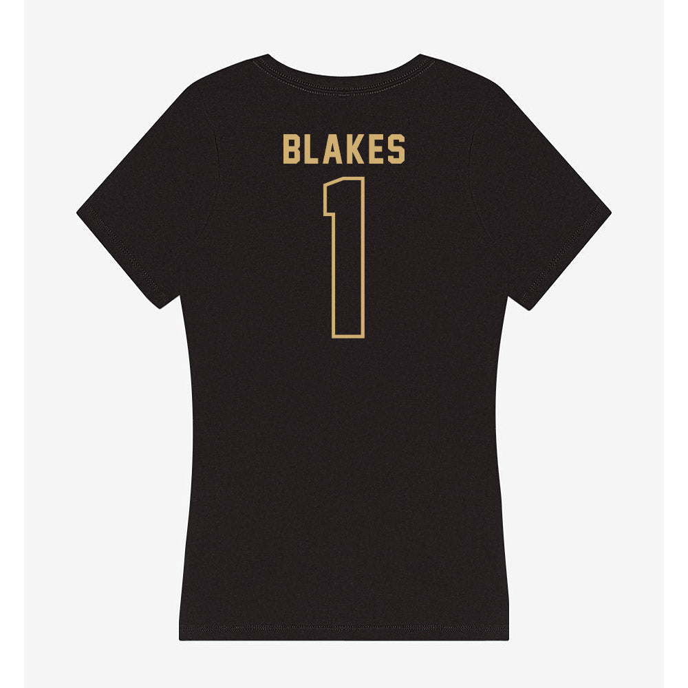 Vanderbilt - NCAA Women's Basketball : Mikayla Blakes - Women's V-Neck T-Shirt-1