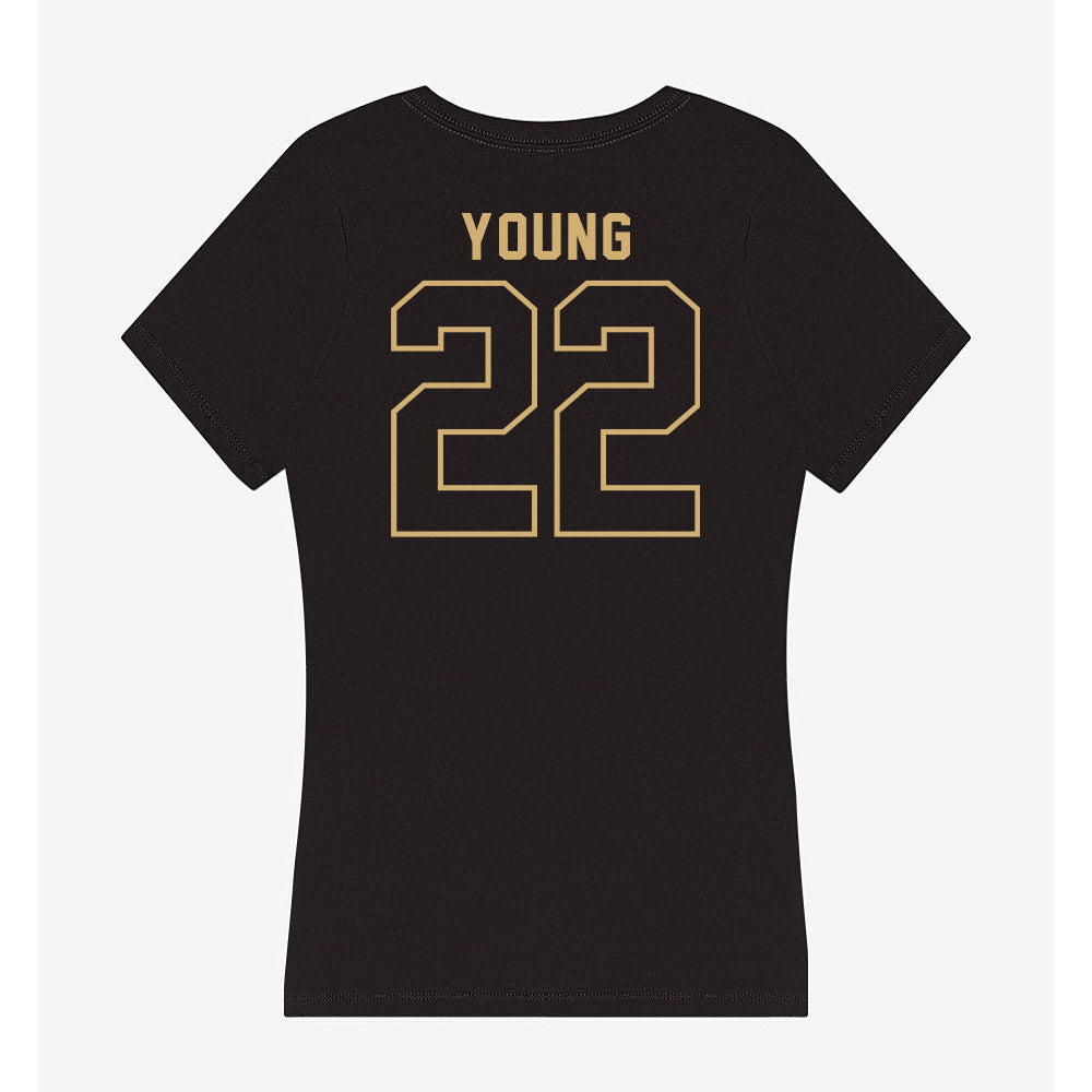 Vanderbilt - NCAA Football : Makhilyn Young - Women's V-Neck T-Shirt-1