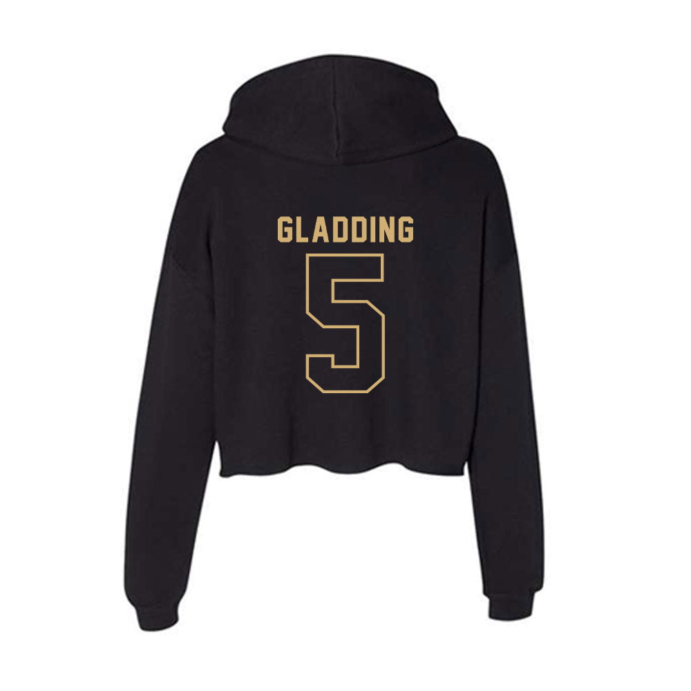Vanderbilt - NCAA Women's Lacrosse : Alexandra Gladding - Women's Crop Fleece Hoodie-1