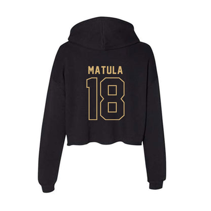 Vanderbilt - NCAA Women's Soccer : Margo Matula - Women's Crop Fleece Hoodie-1