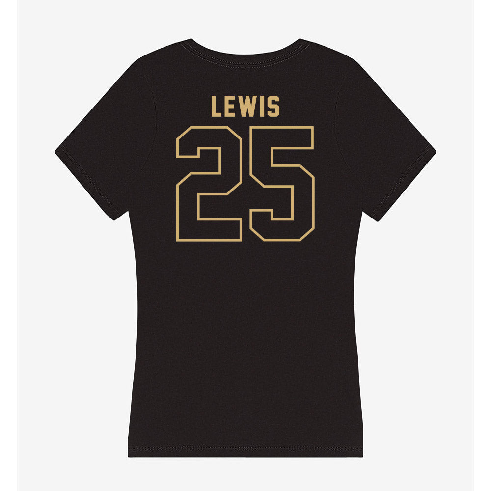 Vanderbilt - NCAA Football : Mason Lewis - Women's V-Neck T-Shirt-1