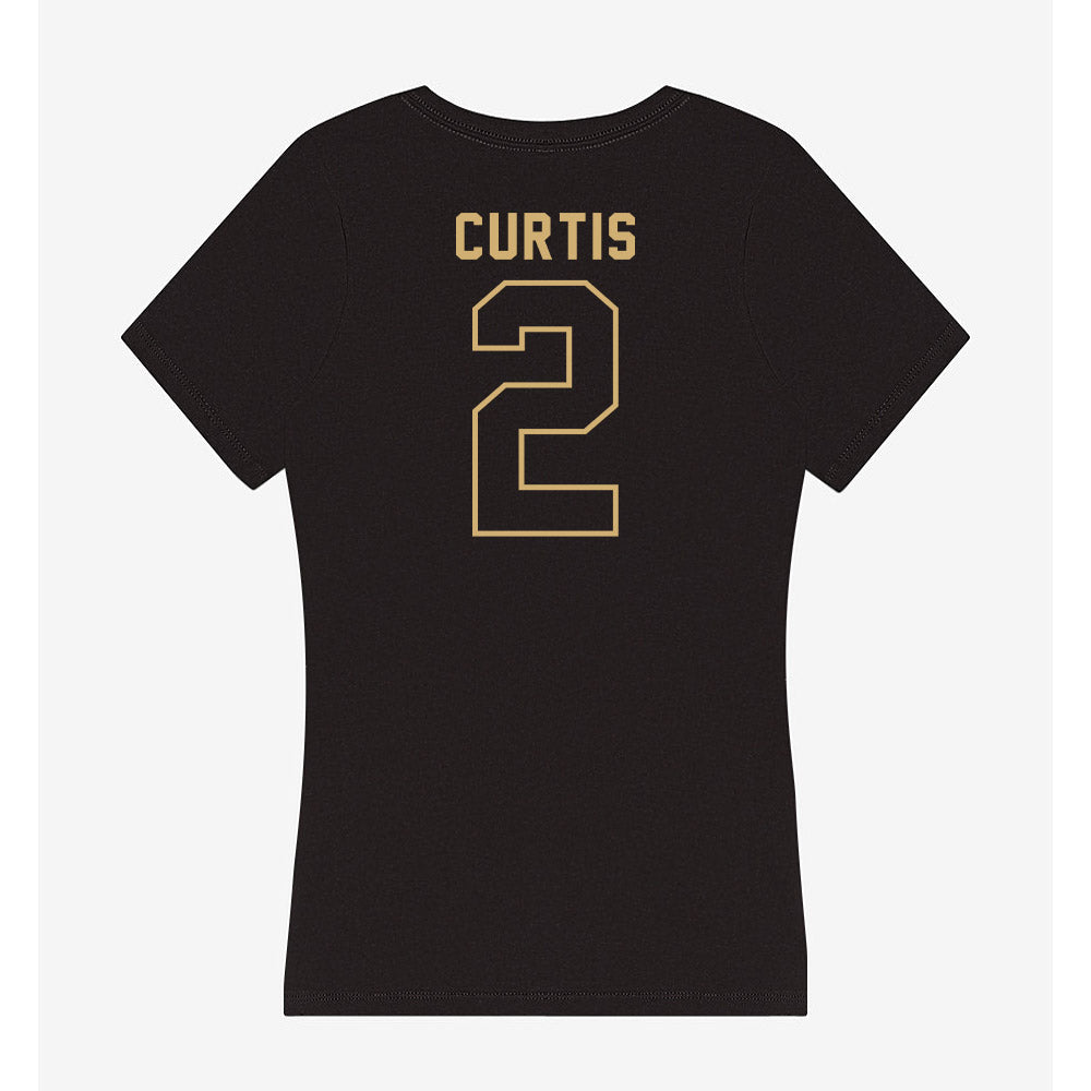 Vanderbilt - NCAA Football : Jared Curtis - Women's V-Neck T-Shirt-1