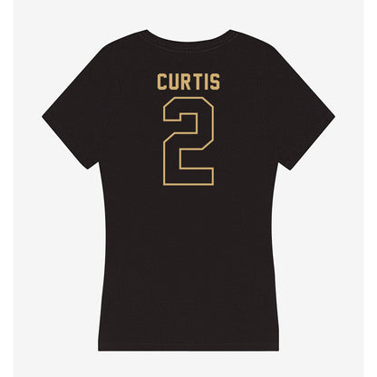 Vanderbilt - NCAA Football : Jared Curtis - Women's V-Neck T-Shirt-1