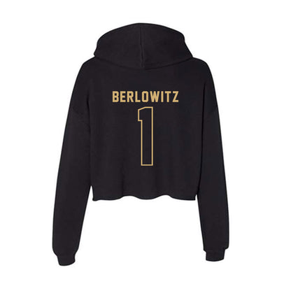 Vanderbilt - NCAA Football : Blaze Berlowitz - Women's Crop Fleece Hoodie-1