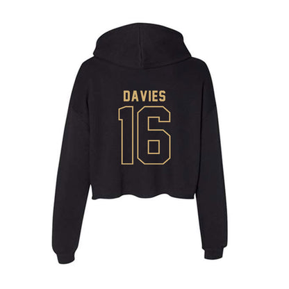 Vanderbilt - NCAA Football : Jaylin Davies - Women's Crop Fleece Hoodie-1