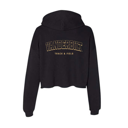 Vanderbilt - NCAA Women's Track & Field : Janie Ford - Women's Crop Fleece Hoodie-1