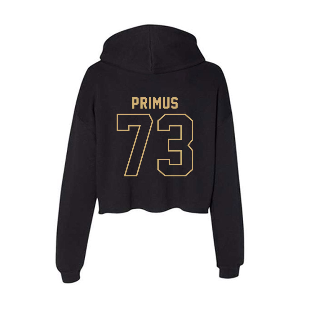 Vanderbilt - NCAA Football : Puleleiite Primus - Women's Crop Fleece Hoodie-1