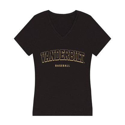 Vanderbilt - NCAA Baseball : Braden Holcomb - Women's V-Neck T-Shirt-0