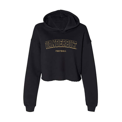 Vanderbilt - NCAA Football : Jacory Thomas - Women's Crop Fleece Hoodie-0