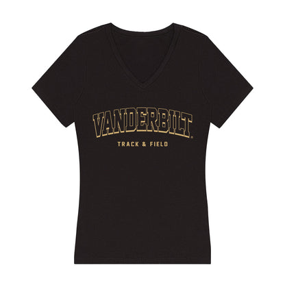 Vanderbilt - NCAA Women's Track & Field : Devyn Parham - Women's V-Neck T-Shirt-0