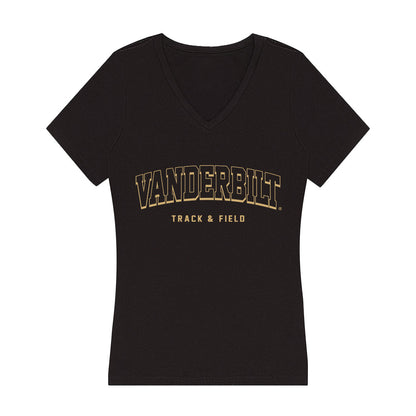 Vanderbilt - NCAA Women's Track & Field : Kenyah Conner - Women's V-Neck T-Shirt-0