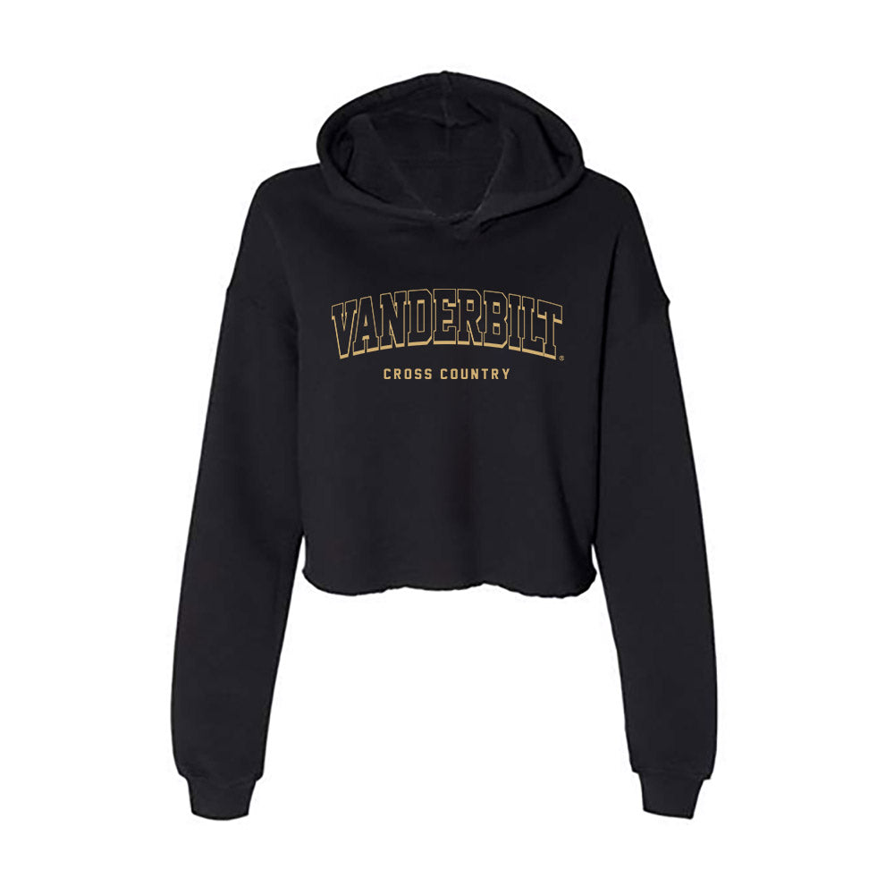 Vanderbilt - NCAA Women's Cross Country : Claire Guiberson - Classic Shersey Women's Crop Fleece Hooded Sweatshirt-0
