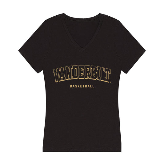 Vanderbilt - NCAA Women's Basketball : Jada Brown - Women's V-Neck T-Shirt-0