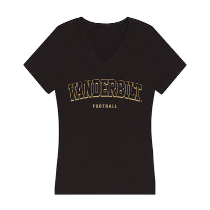 Vanderbilt - NCAA Football : Cameron Stepp - Classic Shersey Women's V-Neck T-Shirt-0