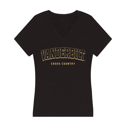 Vanderbilt - NCAA Men's Cross Country : Jackson Scruggs - Women's V-Neck T-Shirt-0