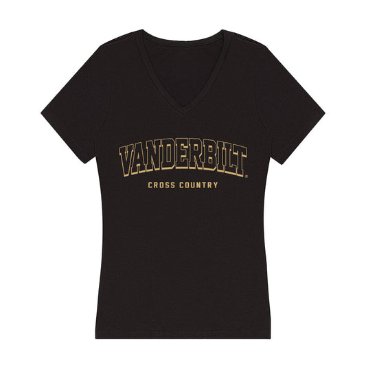 Vanderbilt - NCAA Women's Cross Country : Claire Guiberson - Classic Shersey Women's V-Neck T-Shirt-0