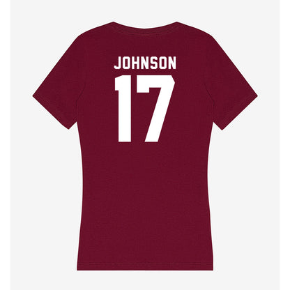 Mississippi State - NCAA Football : Kyle Johnson - Classic Shersey Women's V-Neck T-Shirt-1