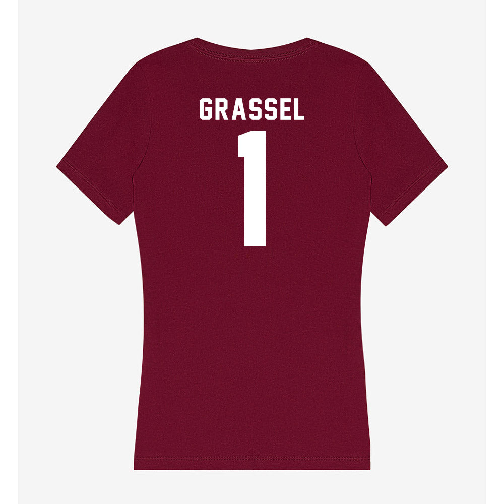 Mississippi State - NCAA Softball : Gretta Grassel - Classic Shersey Women's V-Neck T-Shirt-1