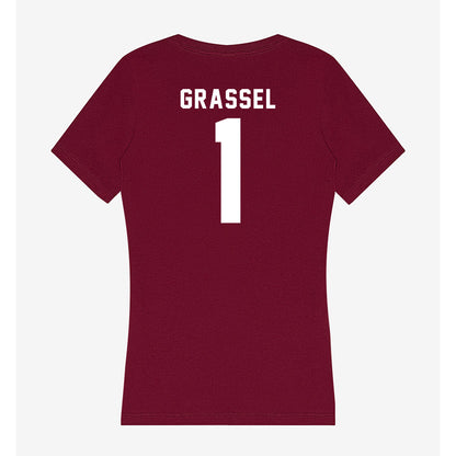 Mississippi State - NCAA Softball : Gretta Grassel - Classic Shersey Women's V-Neck T-Shirt-1