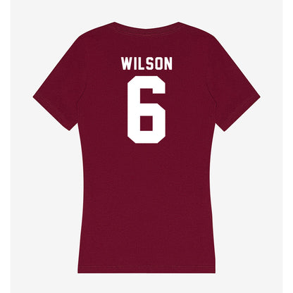 Mississippi State - NCAA Football : Kolin Wilson - Classic Shersey Women's V-Neck T-Shirt-1